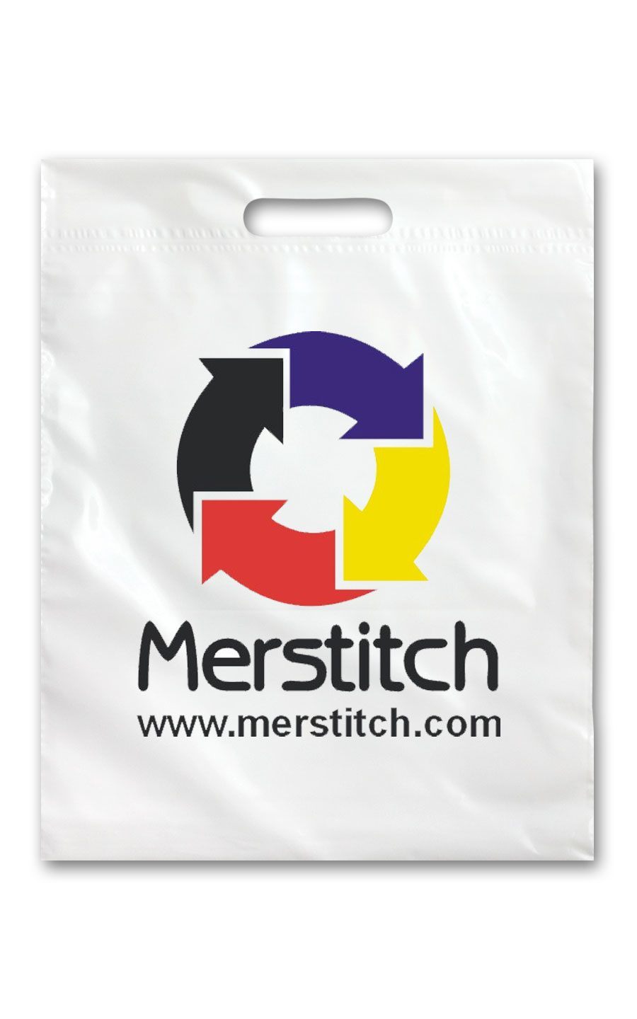 Foldover Die Cut Handle Bag