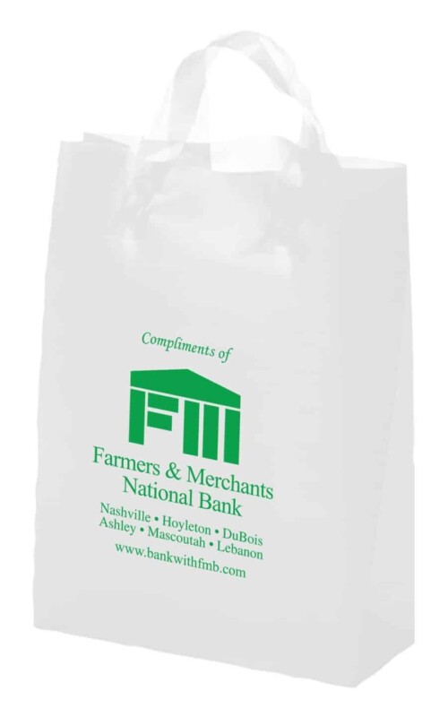 Frosted Soft Loop Handle Bag