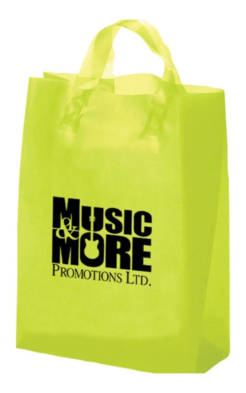 Color Frosted Soft Loop Handle Bag