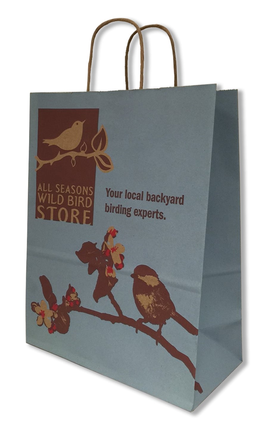 100% Recycled Kraft Paper Shopping Bag