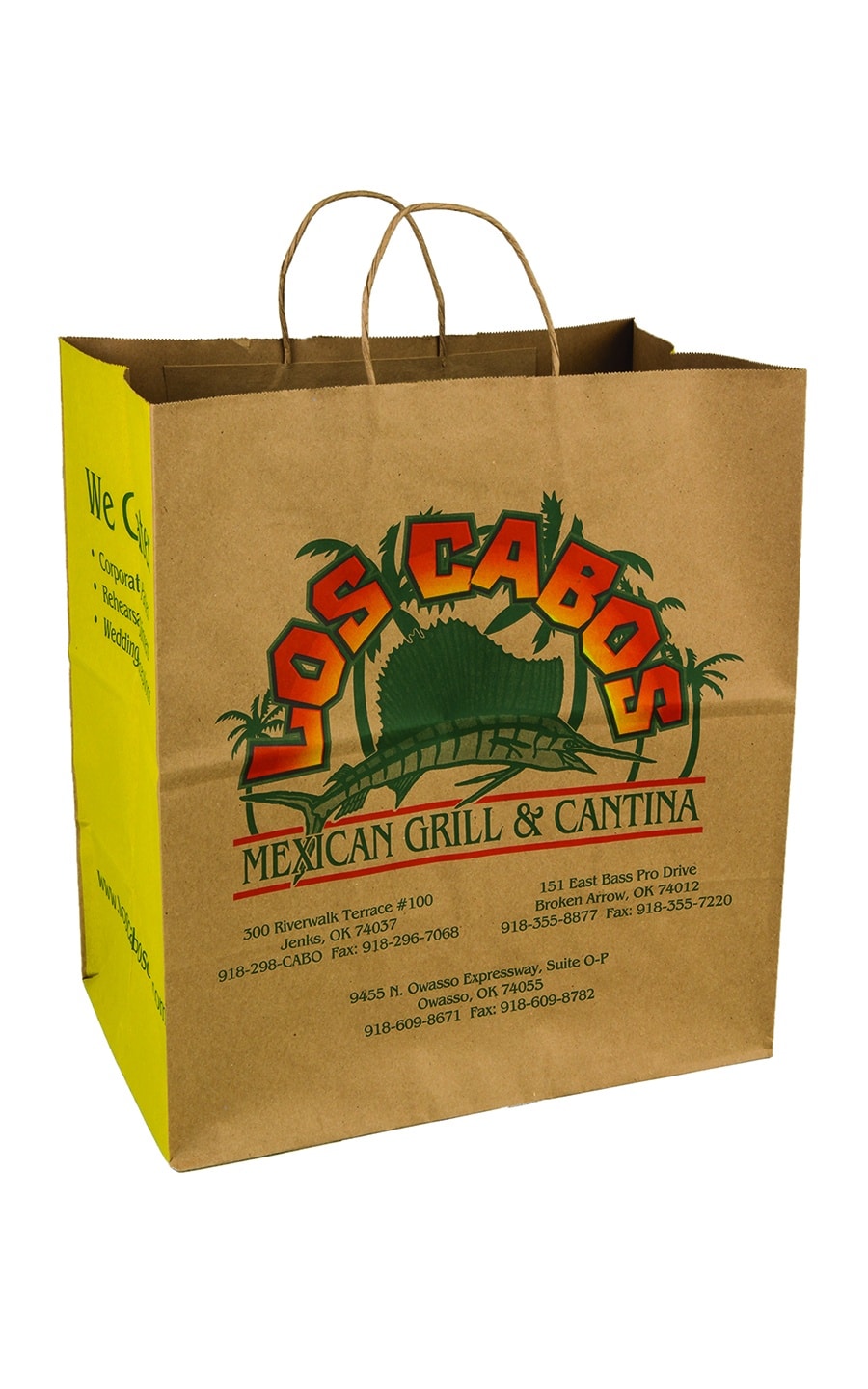 100% Recycled Kraft Paper Shopping Bag