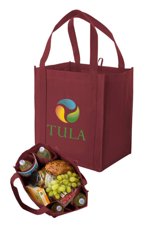 EnduraChrome™ Market Tote with 4 bottle holders