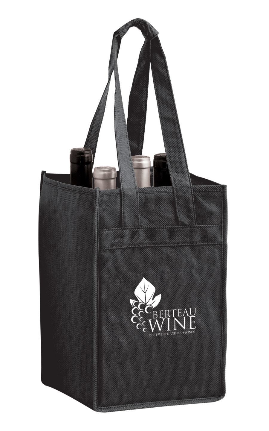 4 Bottle Wine Tote
