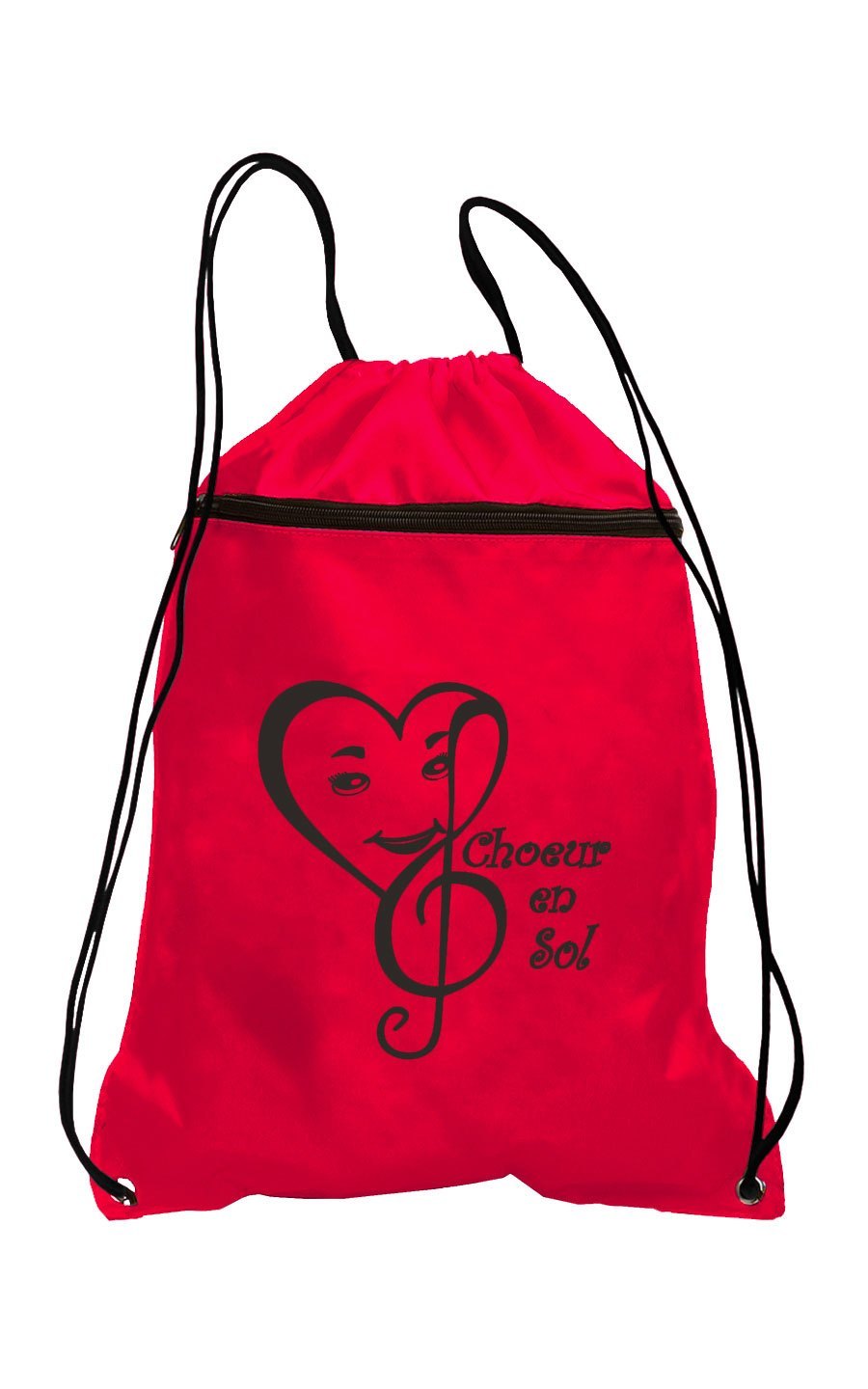 Backpack with Front Zip Pocket