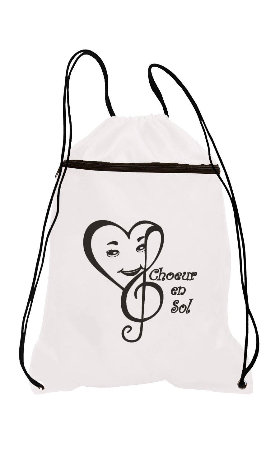 Backpack with Front Zip Pocket